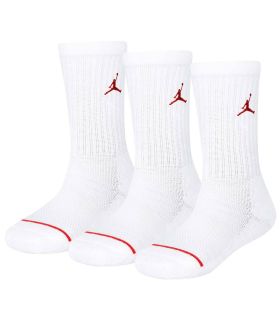 Calcetines Running Jordan Calcetines Jumpman Crew 3PK Blanco