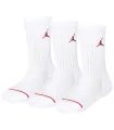 Calcetines Running Jordan Calcetines Jumpman Crew 3PK Blanco