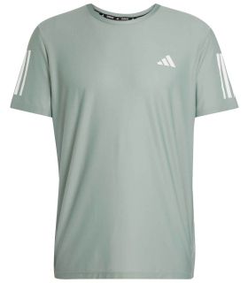 Camisetas técnicas running Adidas Camiseta Own The Run Verde