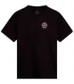 Camisetas Lifestyle Vans Camiseta Og Pennant Ss Crew Negro